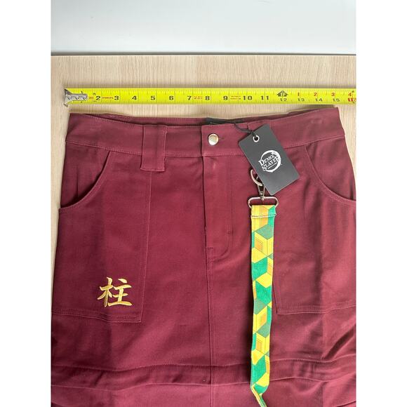 Demon Slayer GIYU TOMIOKA CONVERTIBLE CARGO SKIRT - Size S - Picture 6 of 11